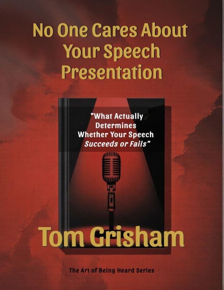 No One Cares About Your Speech Presentation